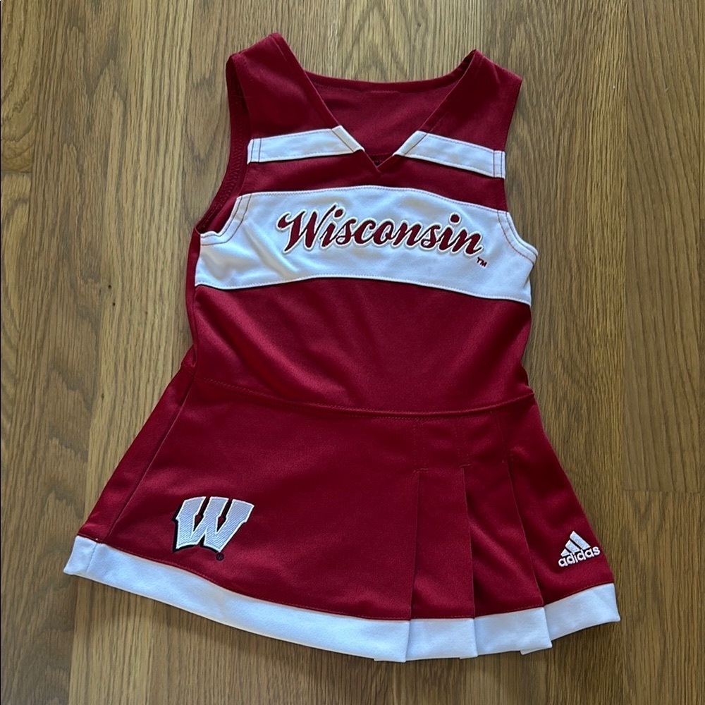 Wisconsin badgers toddler cheer dress